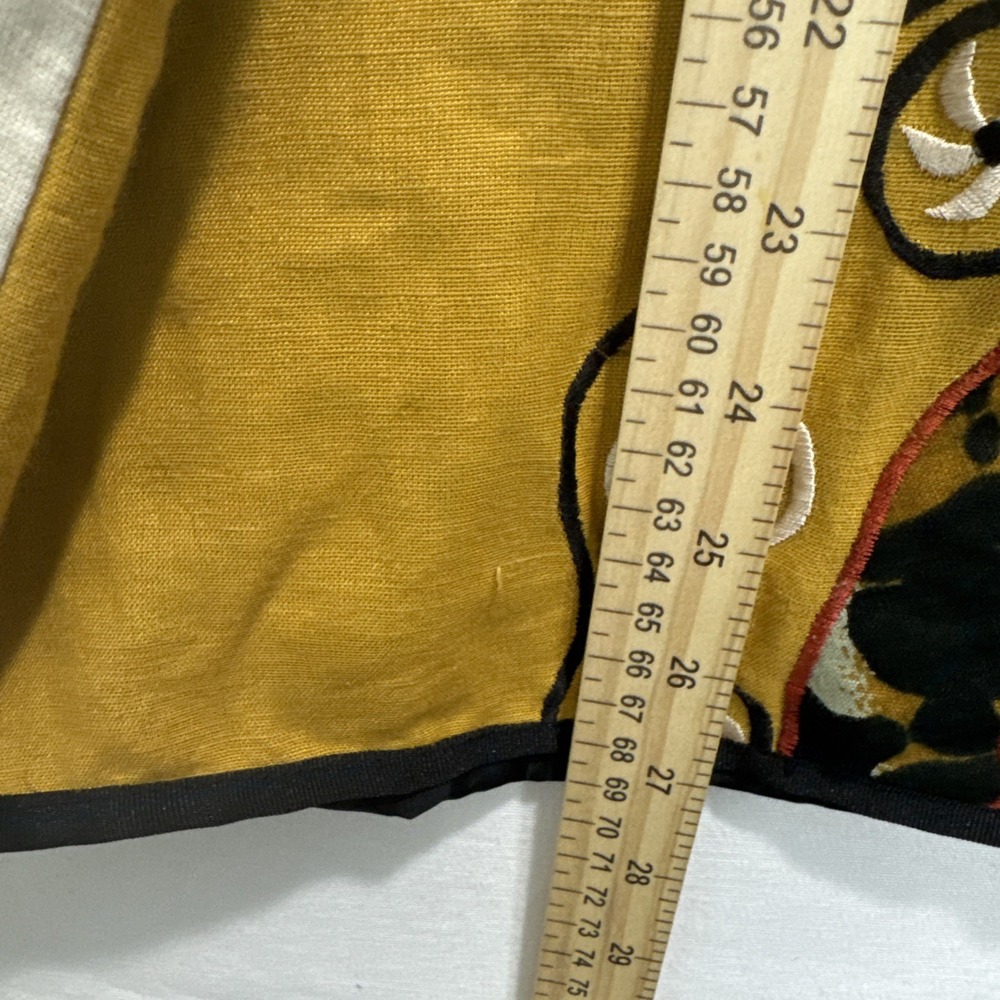 VTG Indigo Moon Patchwork Embroidered Wearable Art Jacket‎ Womens 1X Multi Color - Picture 8 of 11